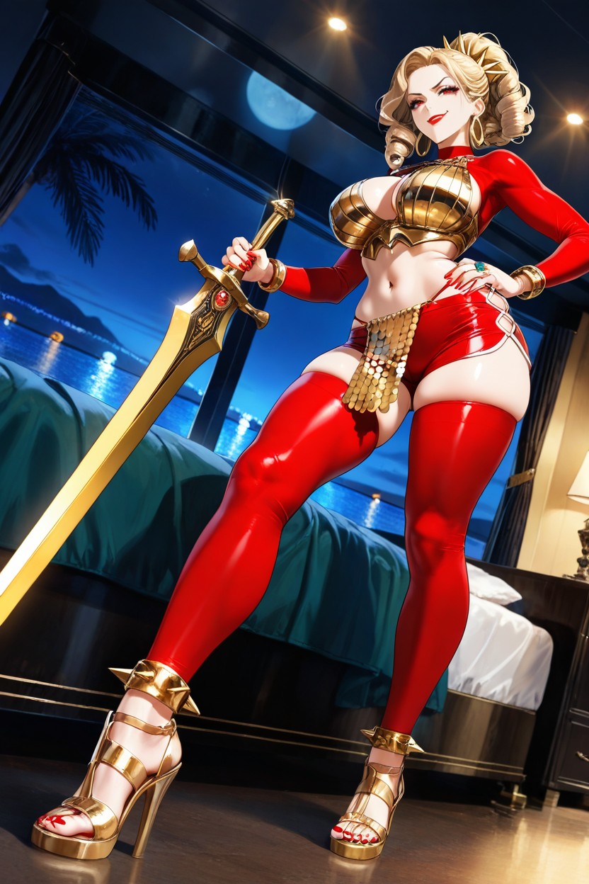 Detailed Thighs, Luxury Super Yacht, Detailed Face Hentai AI Porn