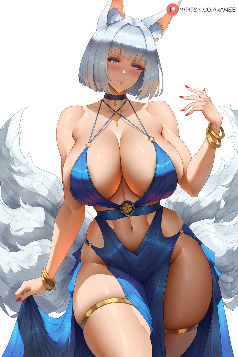 Kaga From Azur Lane, Medium Breast, Naturally Heavy Breasts Hentai AI Porn