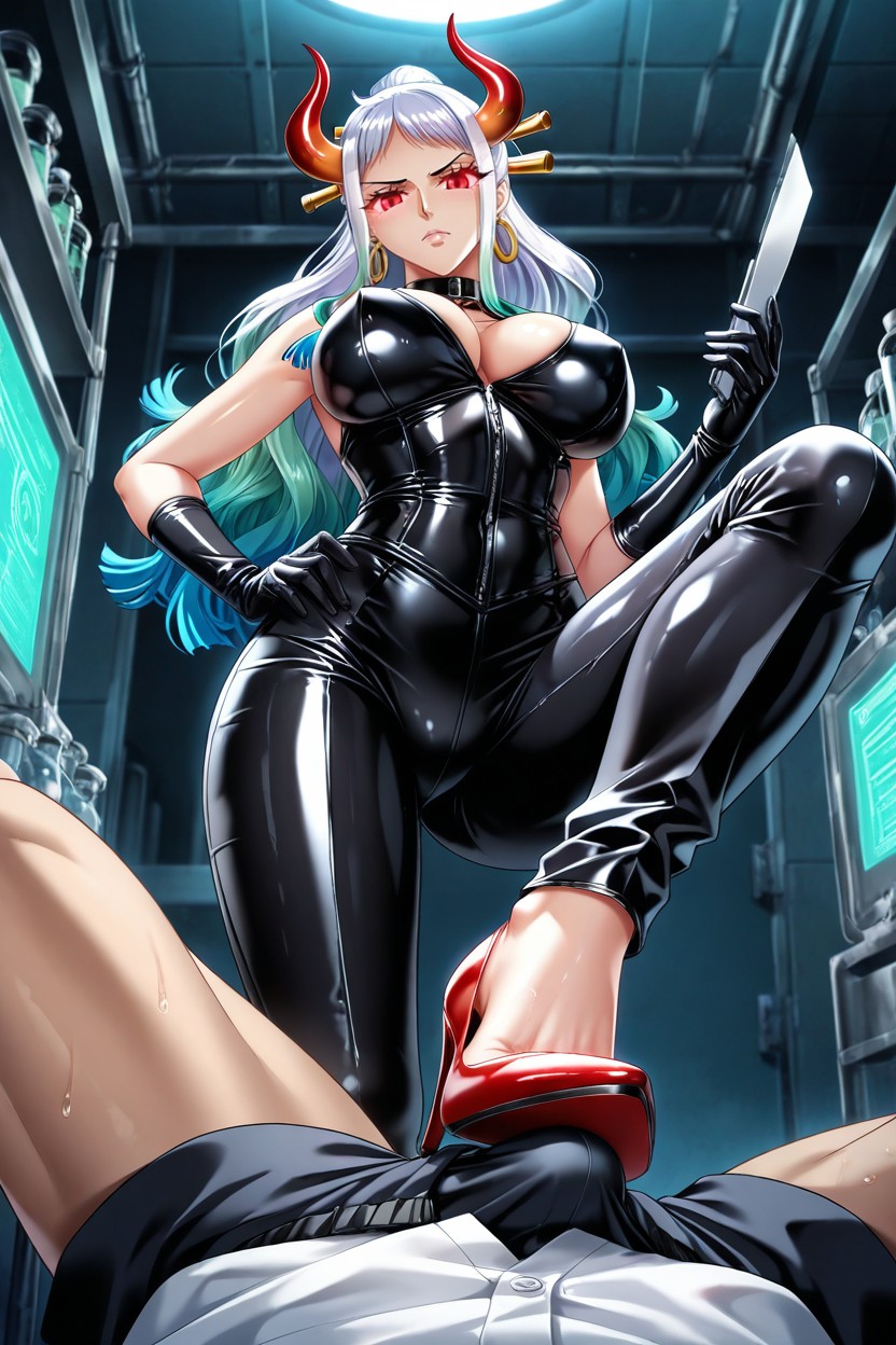 Glowing Eyes, Solo, Hetero Hentai AI Porn