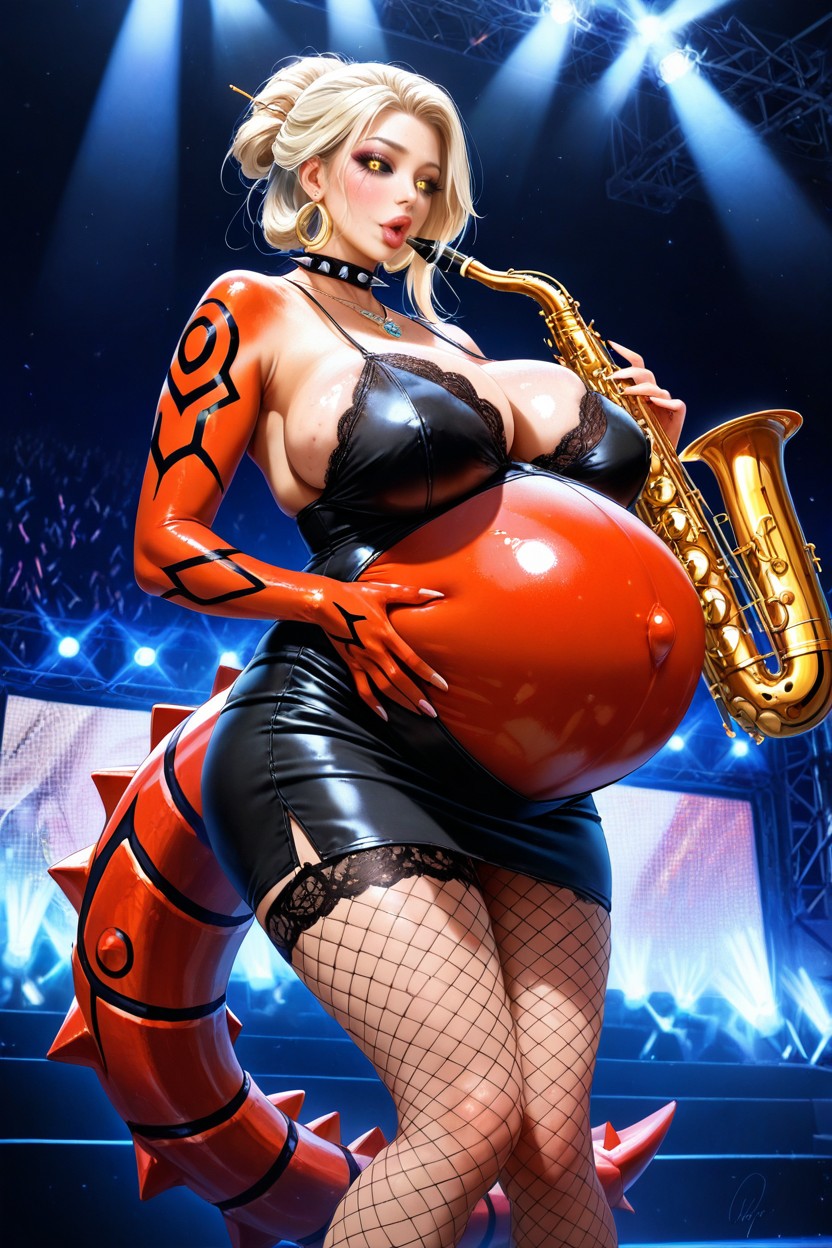 Female Groudon, Fake Breasts, Realistic Hentai AI Porn
