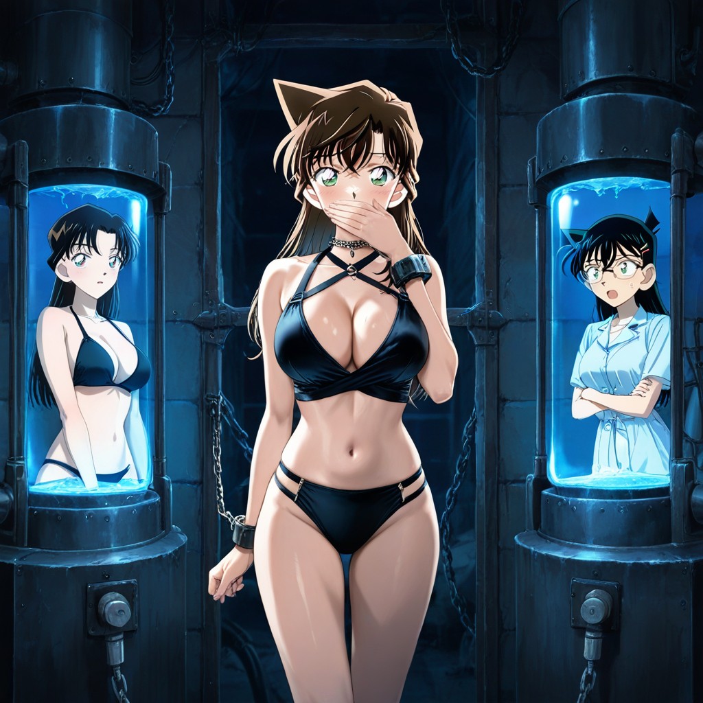 Giant Sex Machine, Mouri Ran Walking Alone In The Beach At Night, Tight Firm Breasts Hentai AI Porn