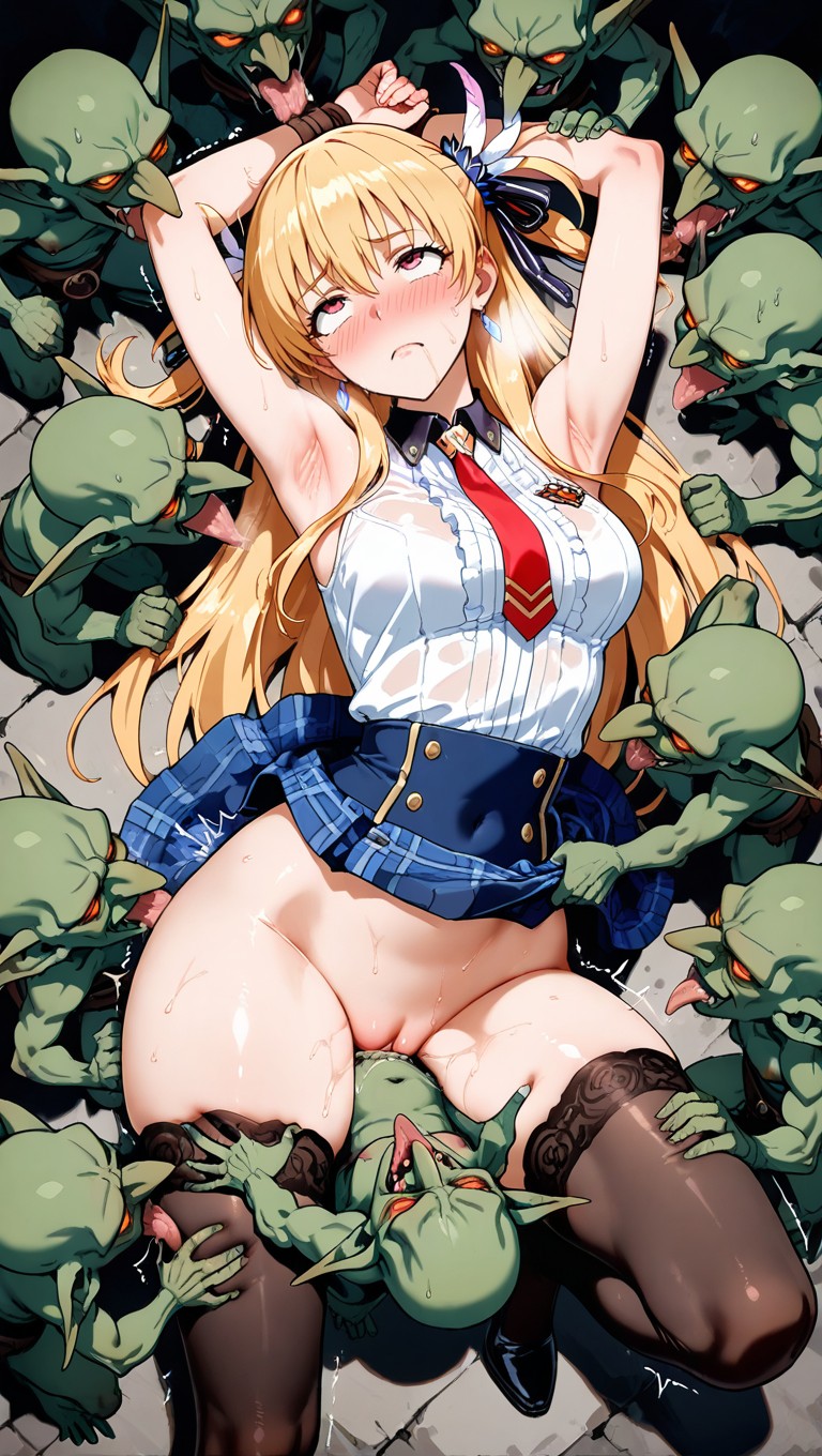 Panting, Fucking、rough Fuck, Goblin Grasp Arms Hentai AI Porn