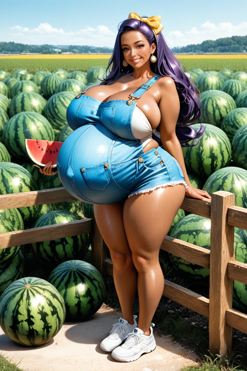 Pokemon Iris, Medium Ass, Huge Pregnant Belly Hentai AI Porn