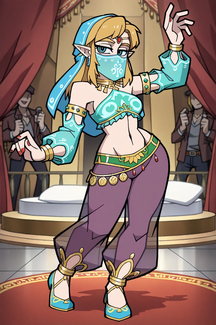 Full Body, Naughty Face, See Through Clothes Hentai AI Porn