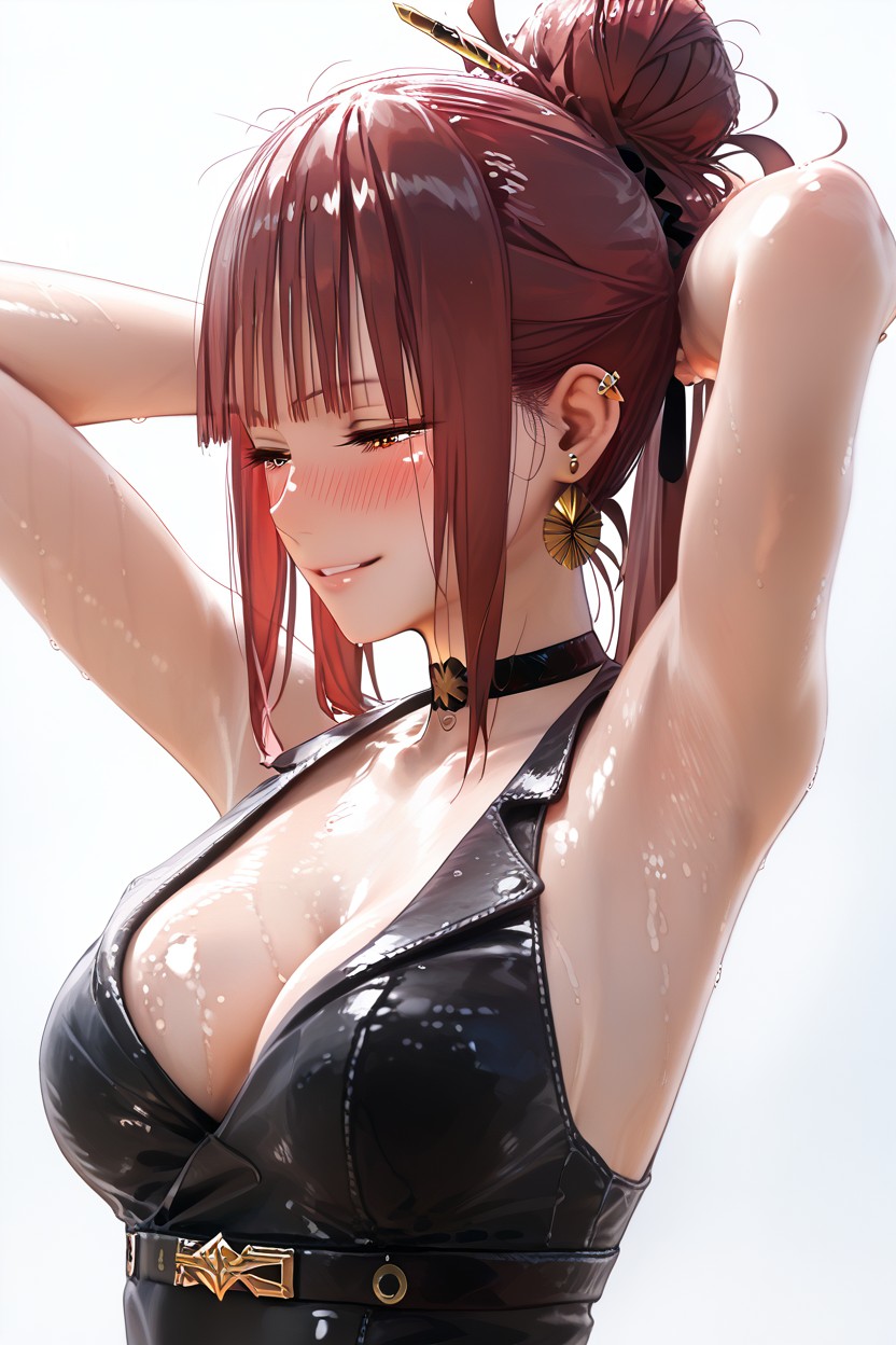 Up Tied Hair, Calm And Intimate Atmosphere, Girl Hentai AI Porn