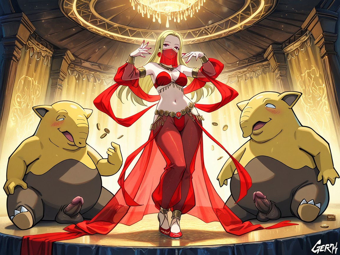 Elegant, Cleavage, Five Fingers Hentai AI Porn