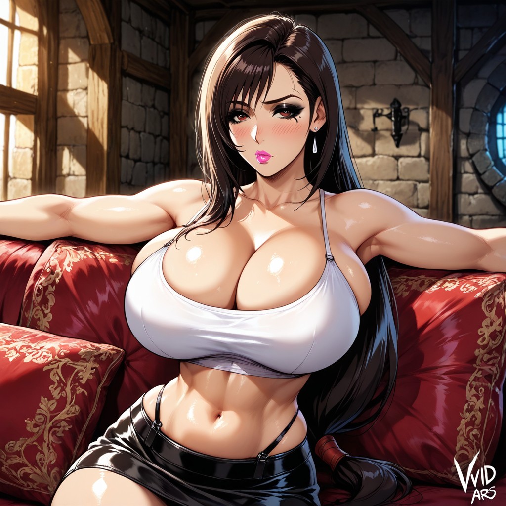 Bust Shot, From Front, Mini Skirt Hentai AI Porn