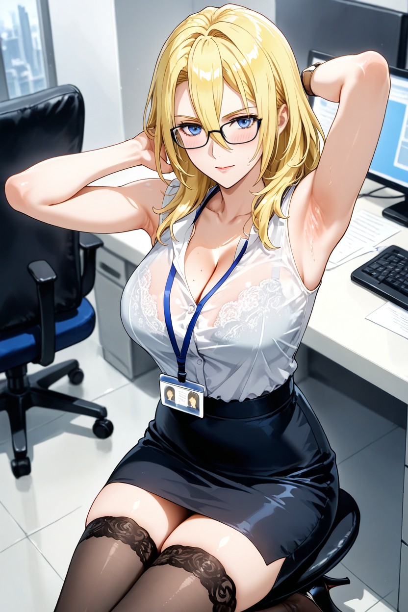 Cleavage, Id Card, Heterosexuality Hentai AI Porn
