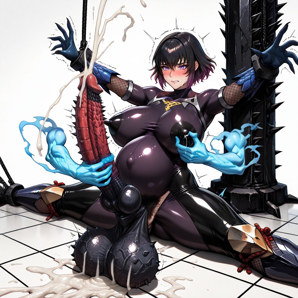Penile Spines Horsecock, Oversized Gigantic Horsecock, Gigant Knot Hentai AI Porn