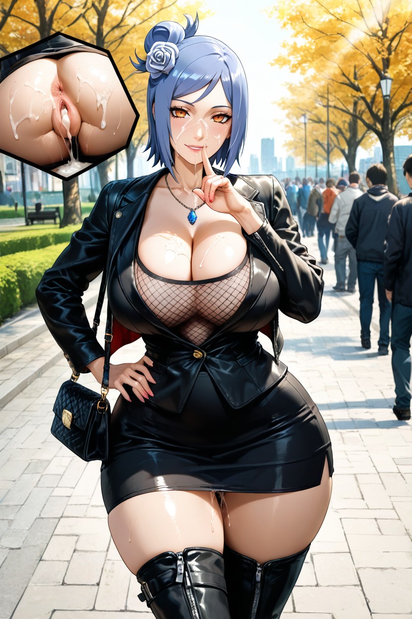 Pussy, One Hand On Hip, Detailed Pussy Hentai AI Porn