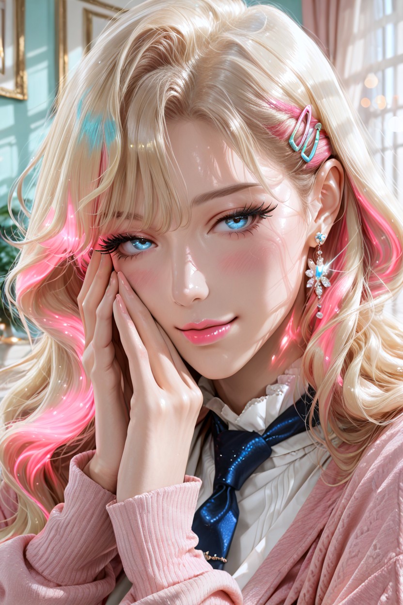 18+, Long Eyelashes, Cinematic Bokeh Hentai AI Porn