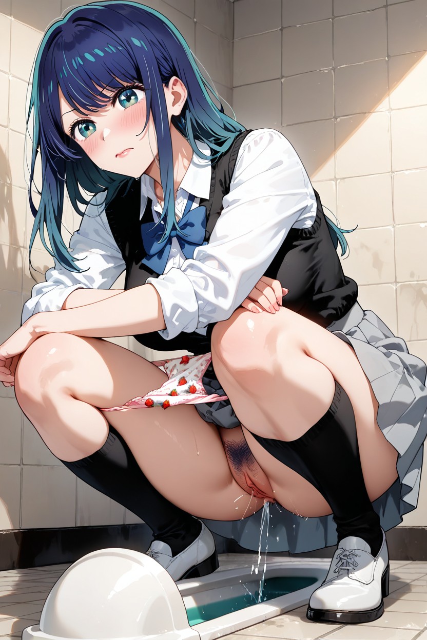 Side View, Business Smart Casual, Orgasm Hentai AI Porn