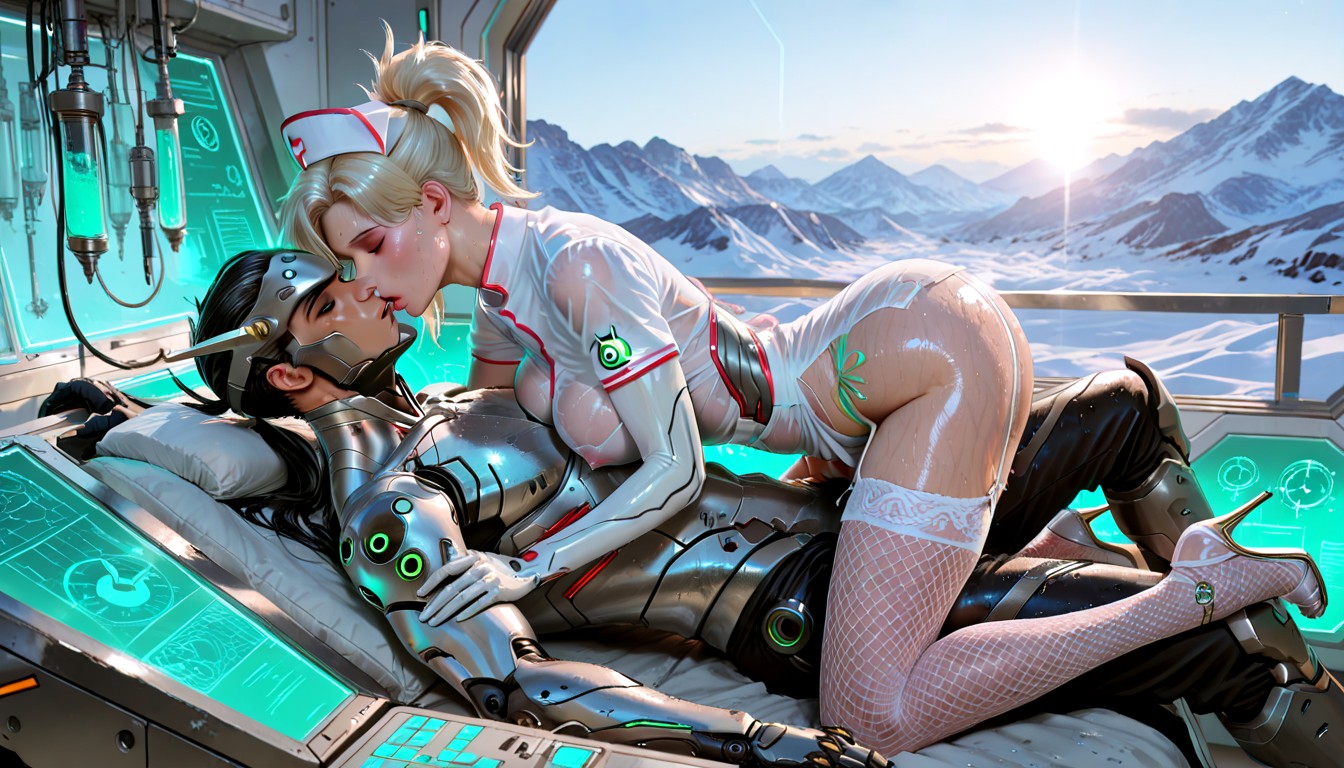 Perfect Anatomy, Mercy Has A Fully Human Body, Horny Hentai AI Porn