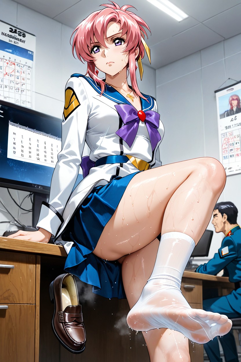 Sweaty Feet, Foot Focus, Side View Hentai AI Porn