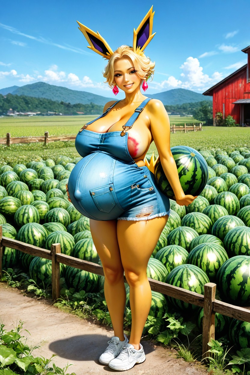 Realistic, Looks At The Viewer, Massive Breast Hentai AI Porn