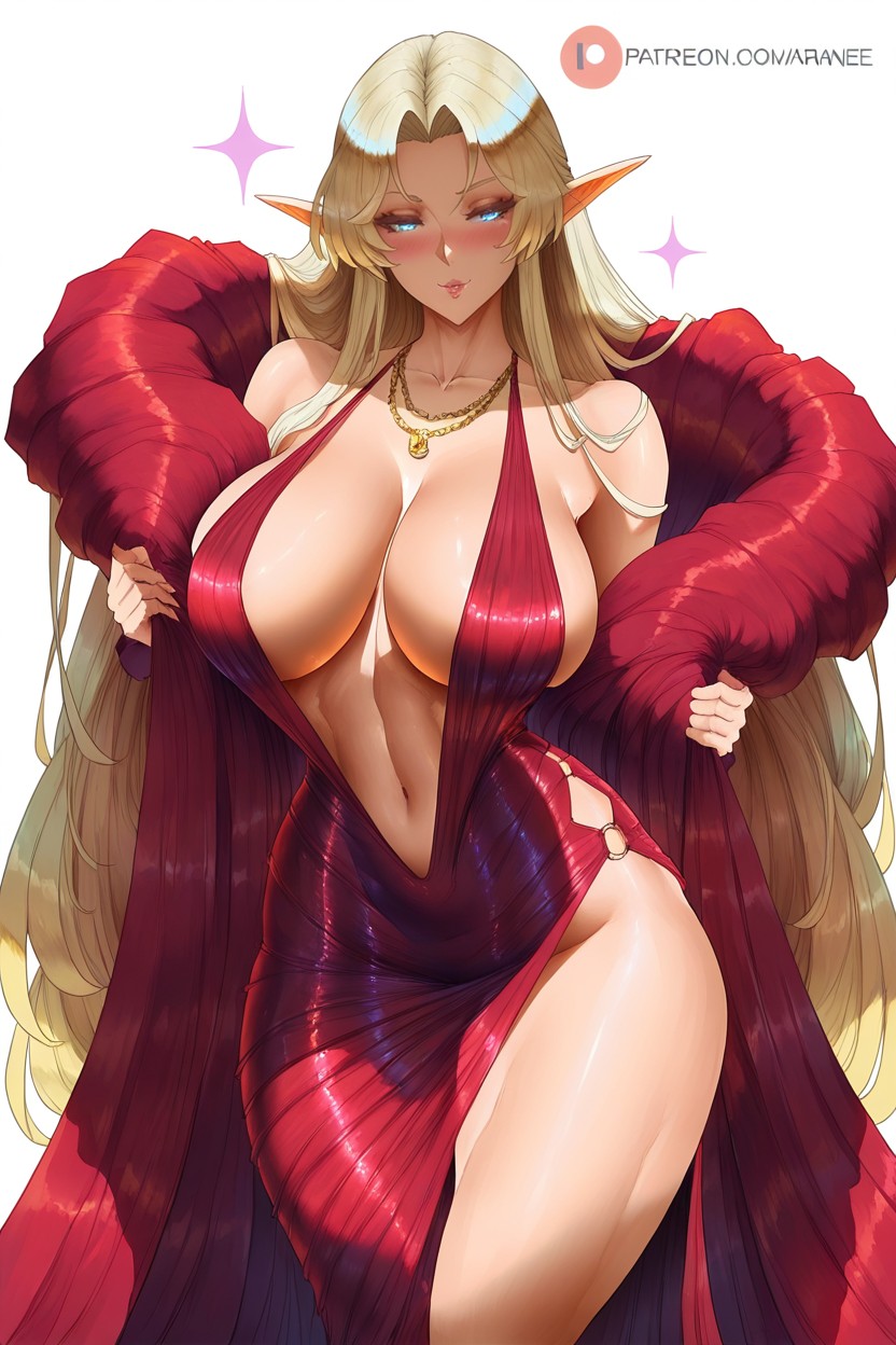 Solo, Bismarck From Azurlane, Blushing Hentai AI Porn