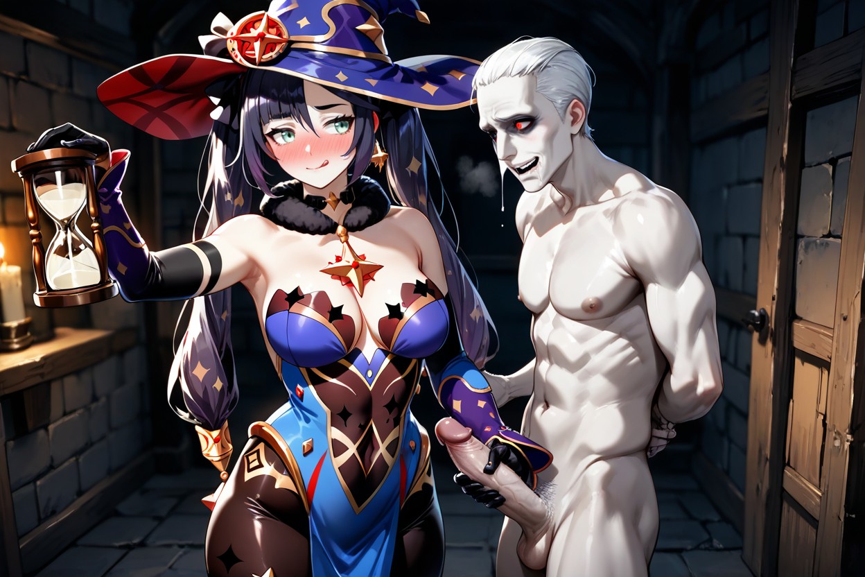 Pale Man Nervous And, 18+, Mona Looking At Pale Man Hentai AI Porn