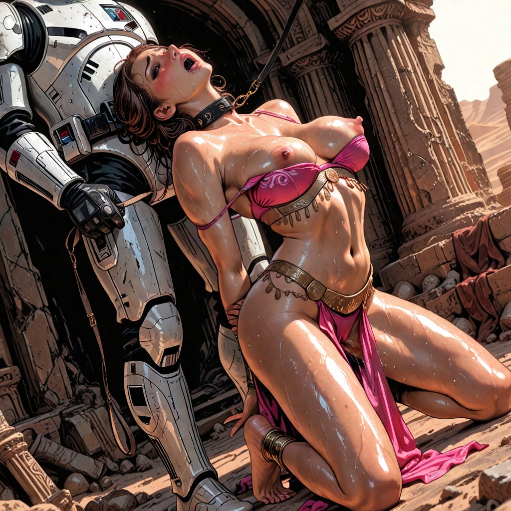 Cleavage, Interracial Sex, Pelvic Curtain Hentai AI Porn
