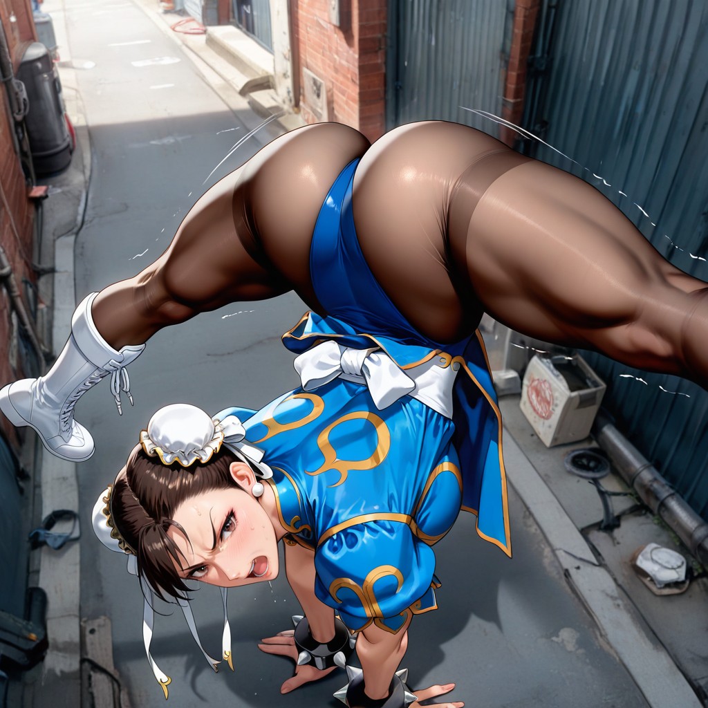 Side View, Arched Back, Angry Hentai AI Porn