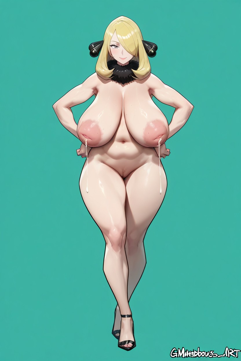Colossal Areolas, Detailed Face, Gigantic Enlarged Clitoris Hentai AI Porn