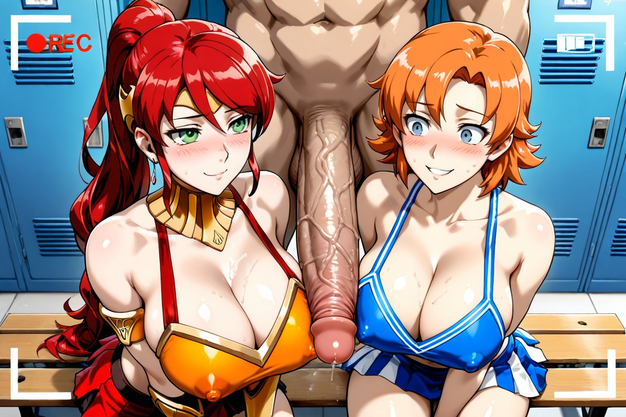 18+, Ffm Threesome, Cheerleader Porno IA Hentai