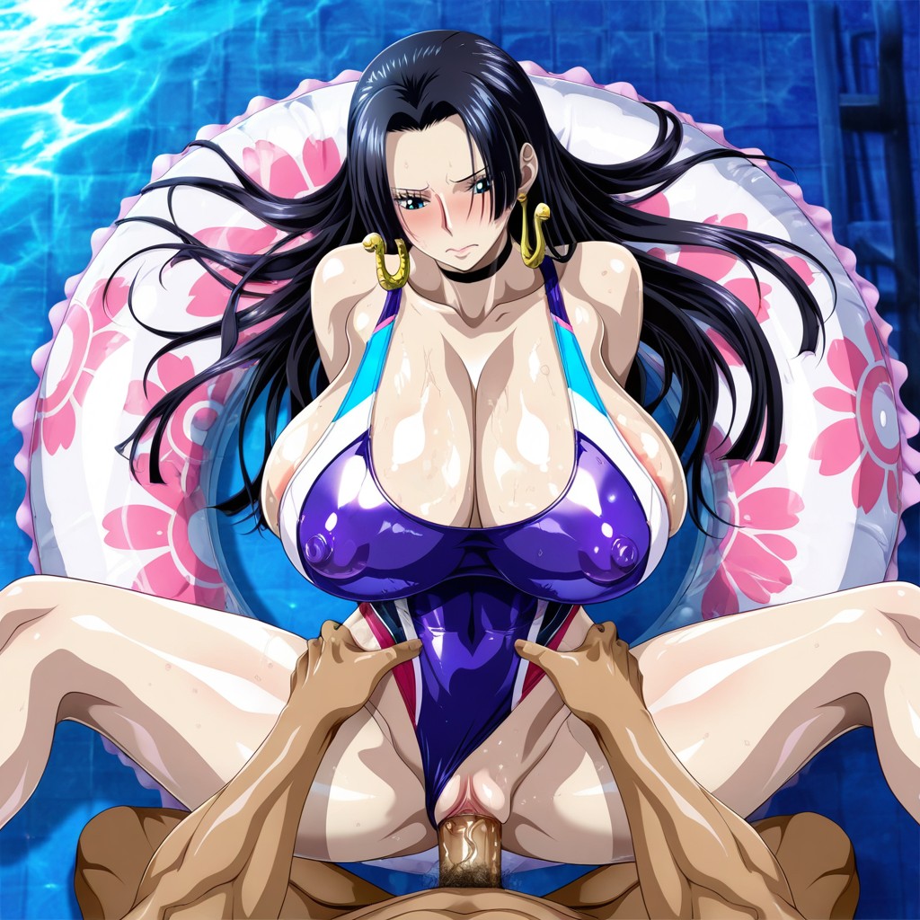 Covered Areola, Metalder Style, Lying On Back Hentai AI Porn
