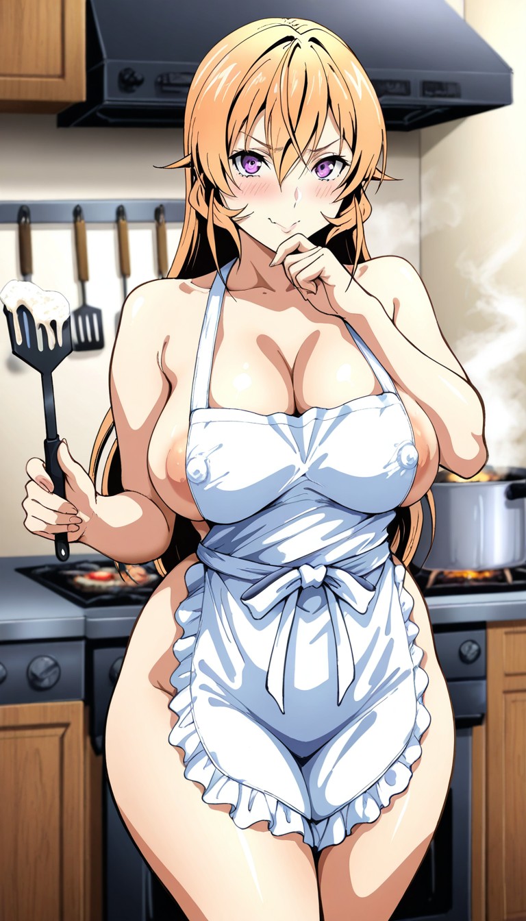 Cooking, Snatched Waist, Solo Hentai AI Porn