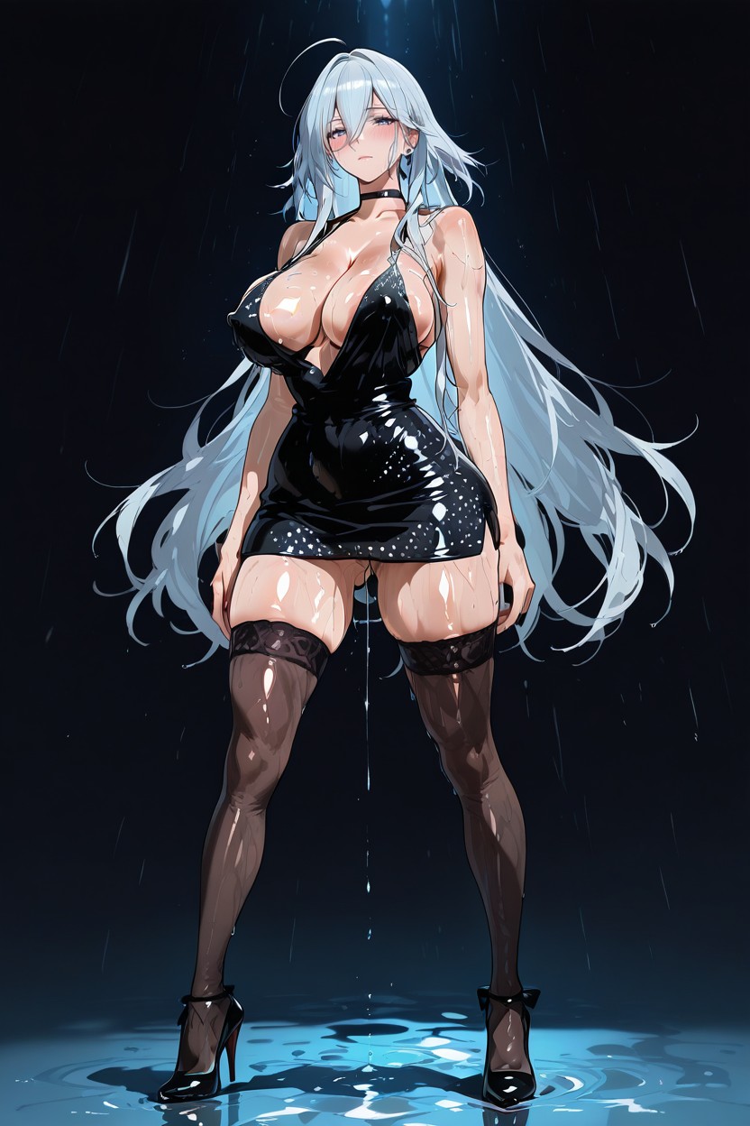 Fit Toned Body, Sovetsky Soyuz From Azur Lane, One Hand On Won Hips Hentai AI Porn