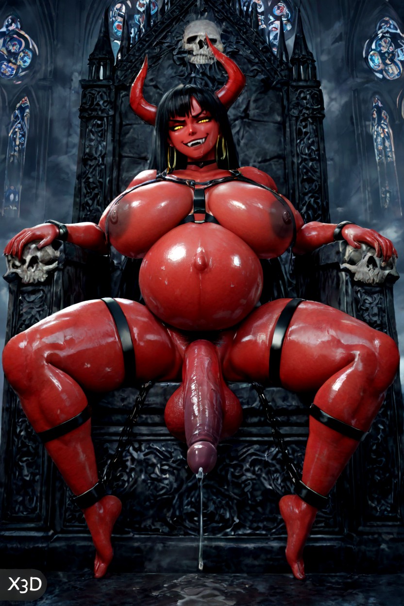 Gigantic Perfect Boobs, Naked, Fog Hentai AI Porn