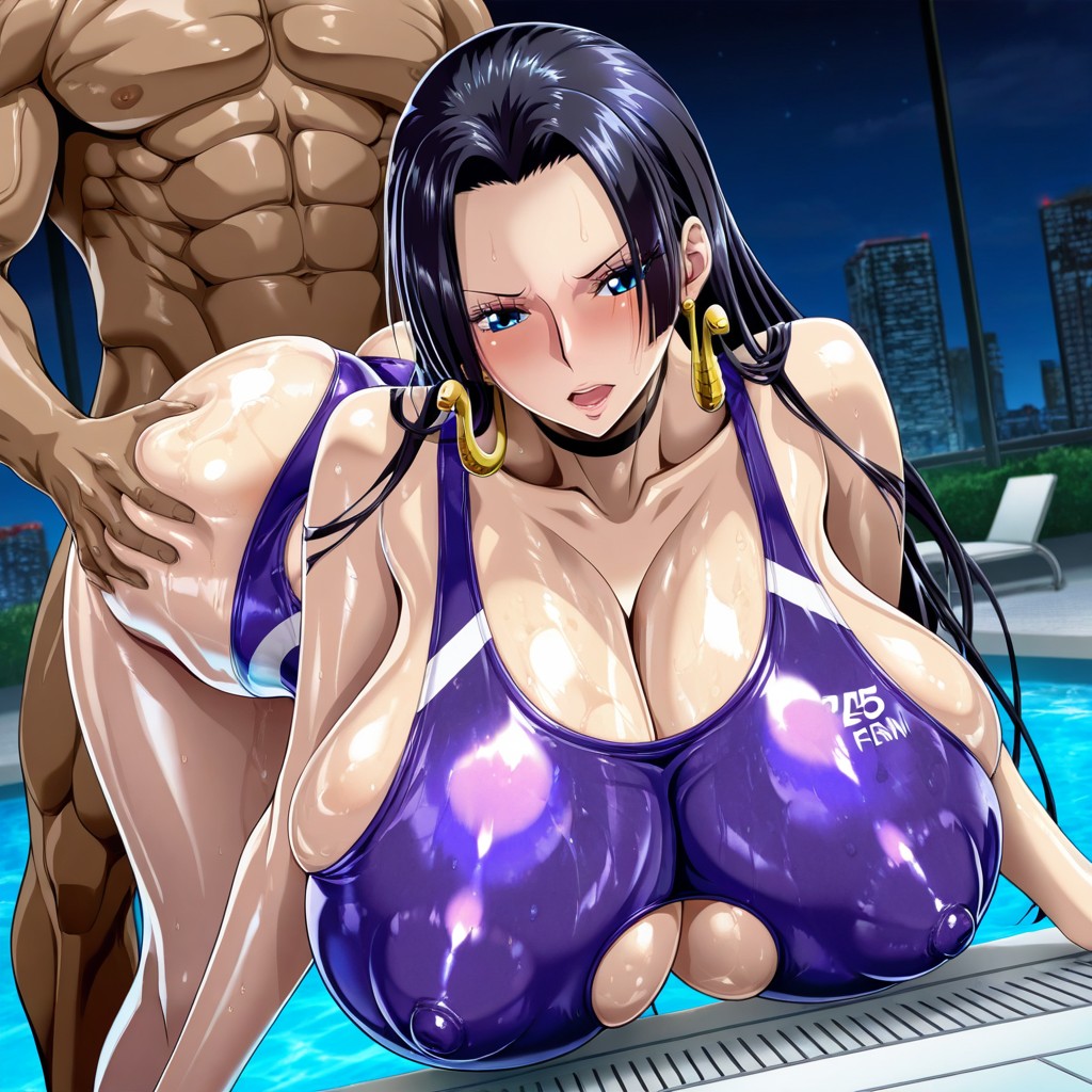 Nipple Slip, Nelzel Formula Drawing Style, Metalder Style Hentai AI Porn