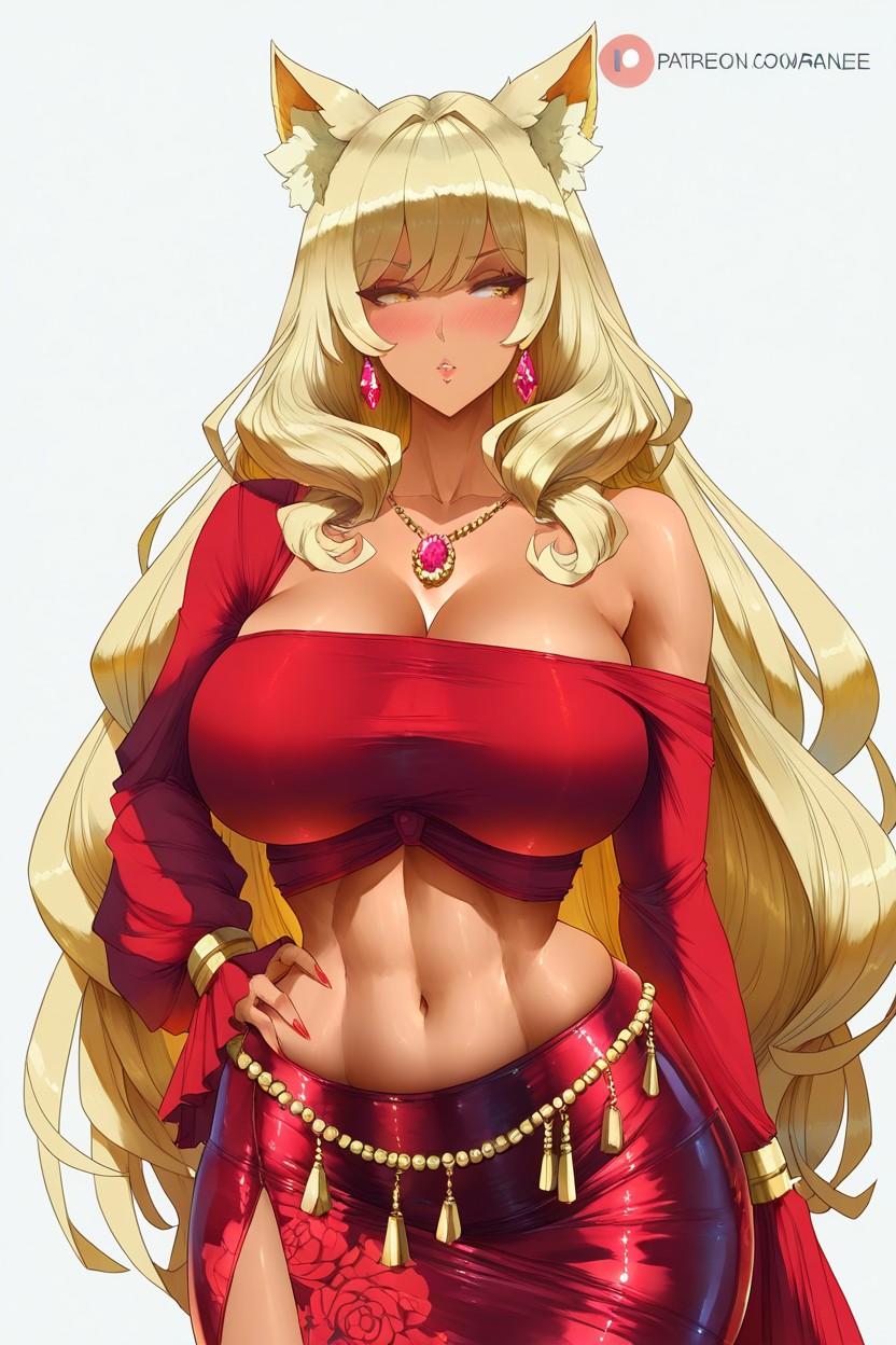Open Hair, Mature Woman, Medium Breast Hentai AI Porn