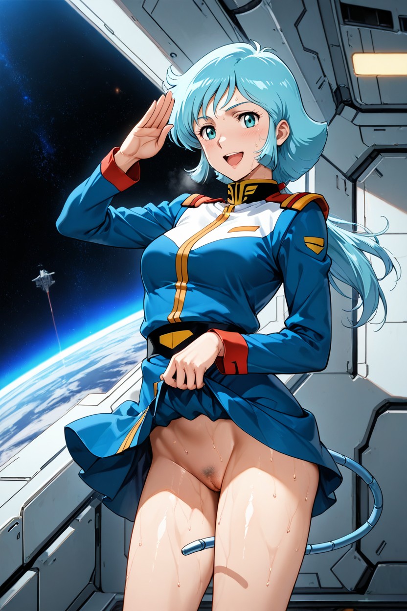 Smile, Small Ass, Salute Hentai AI Porn
