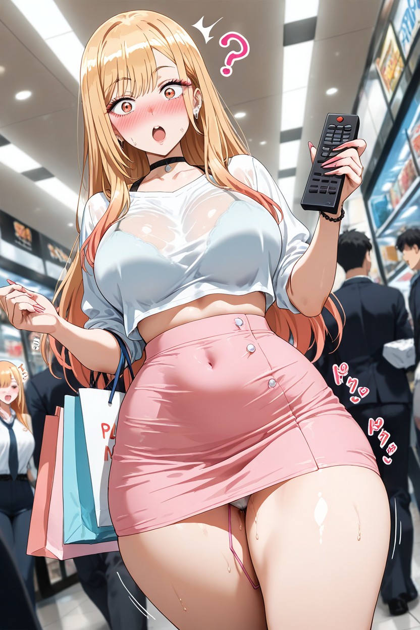 Front View, Shopping Bag, Palm Towards Viewer Hentai IA