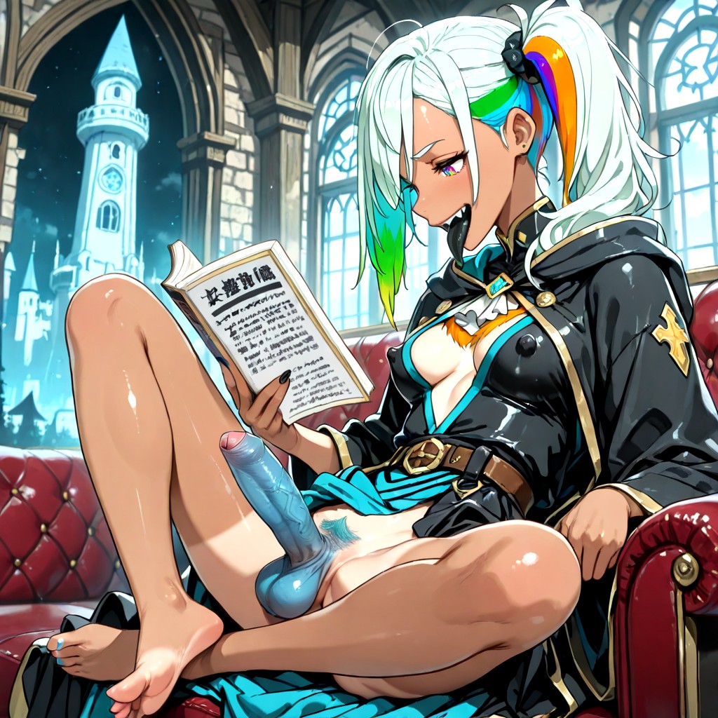 Sharp Teeth, Phimosis, Messy Hair Hentai IA