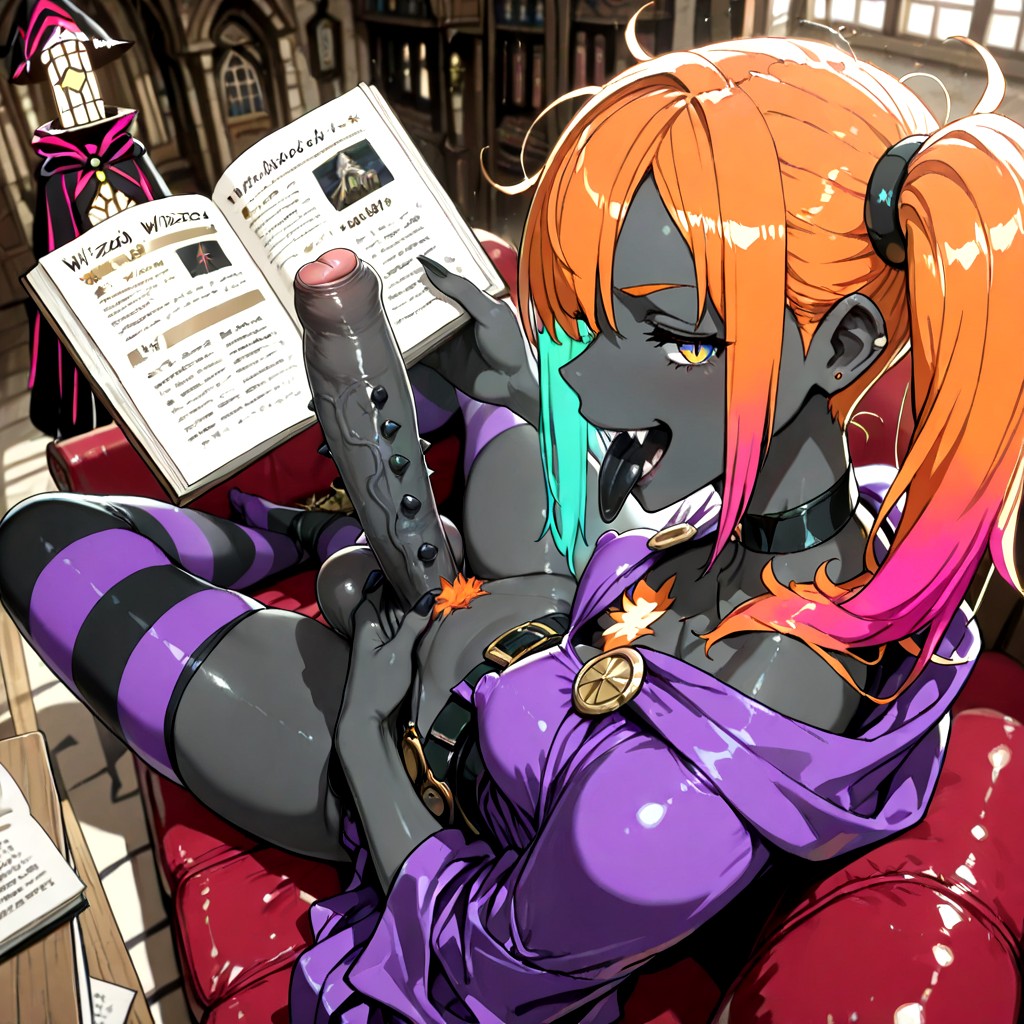 Small Breasts, Long Foreskin, Couch Hentai AI Porn