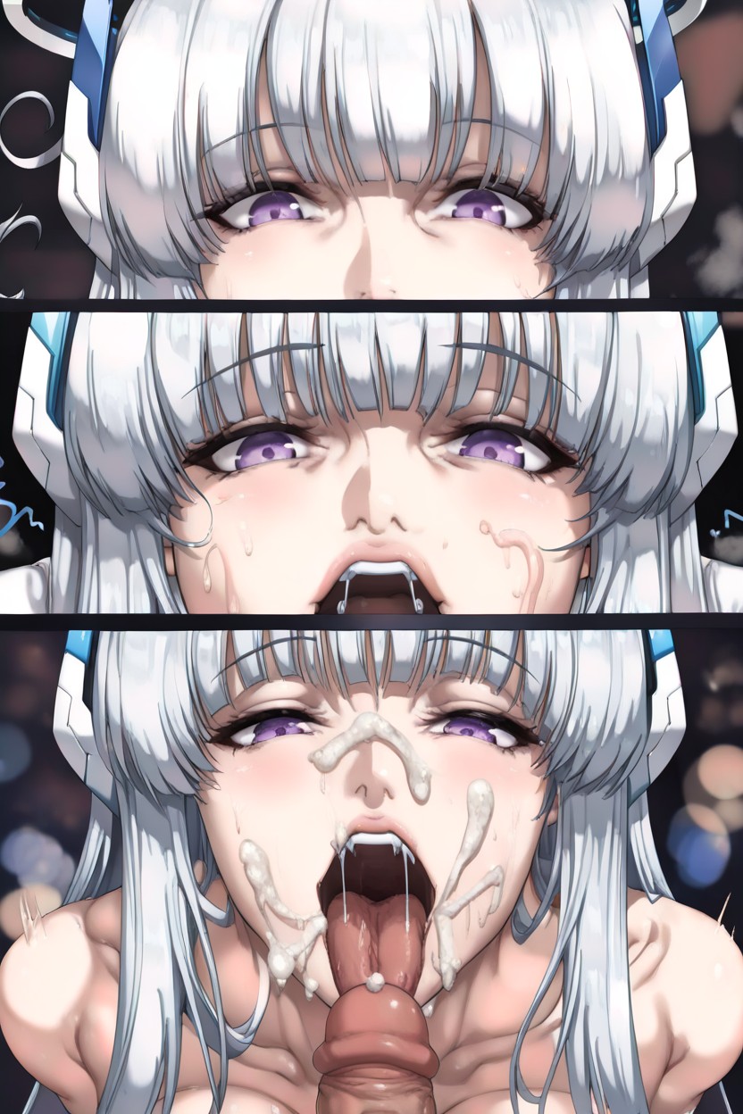 Fellatio, Oiled Skin, Zoom Up Hentai IA