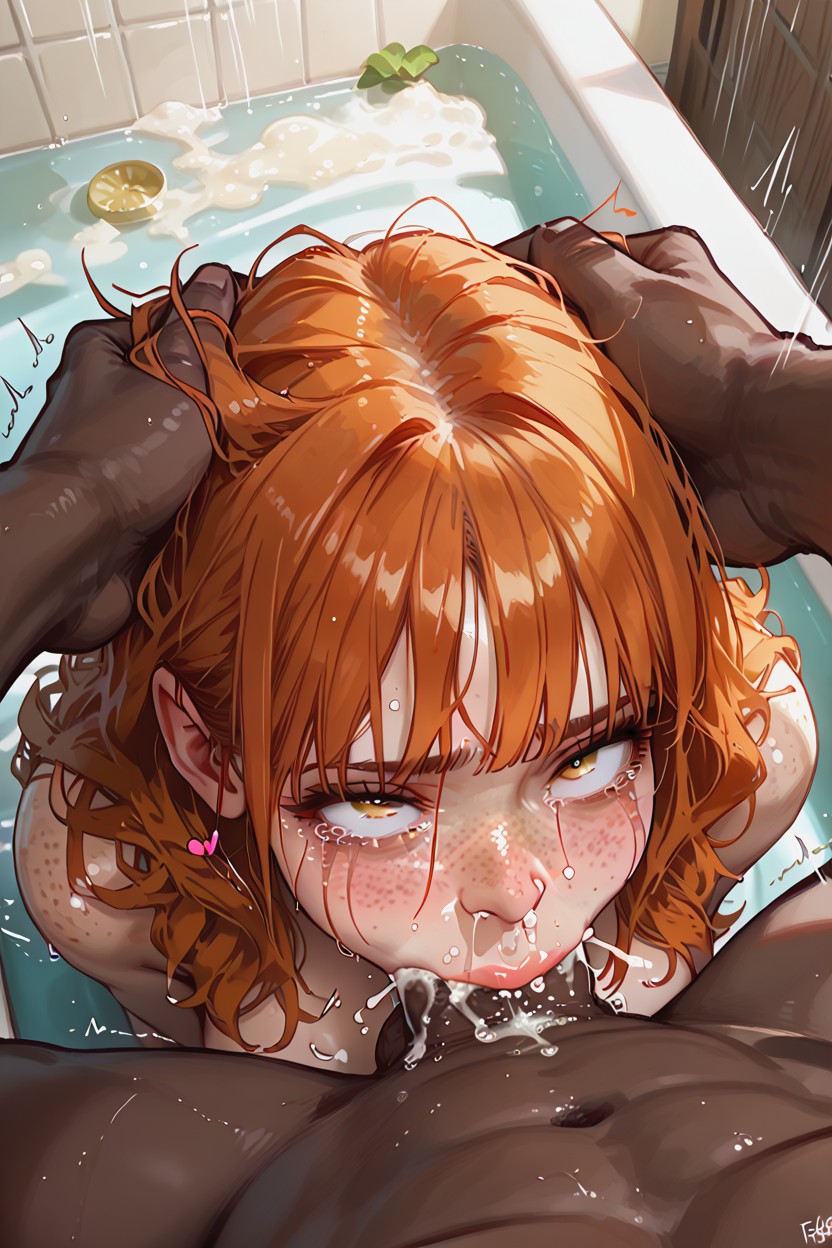 Anime Style Illustration, Volumetric Lighting, Impact Lines Hentai IA pornografia