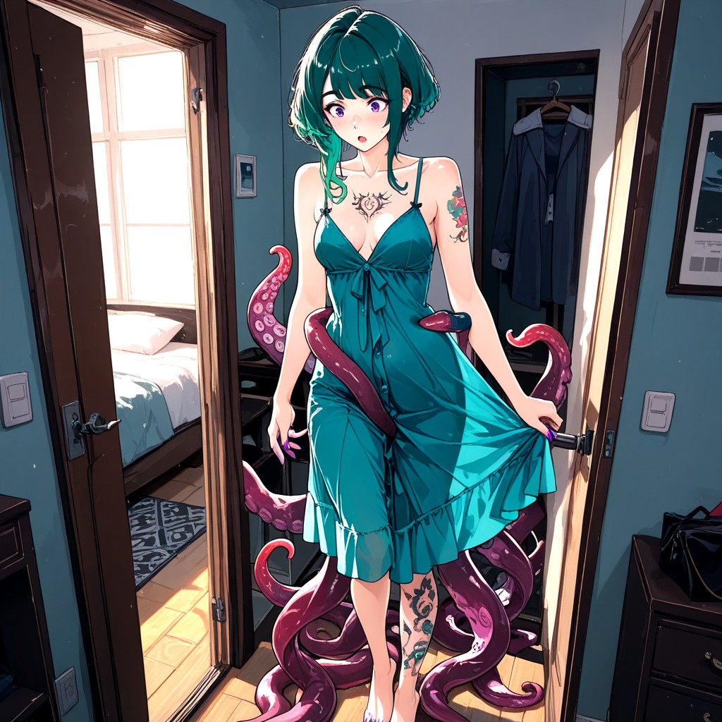 Wavy Hair, Lovely Feet, 20+ Hentai IA