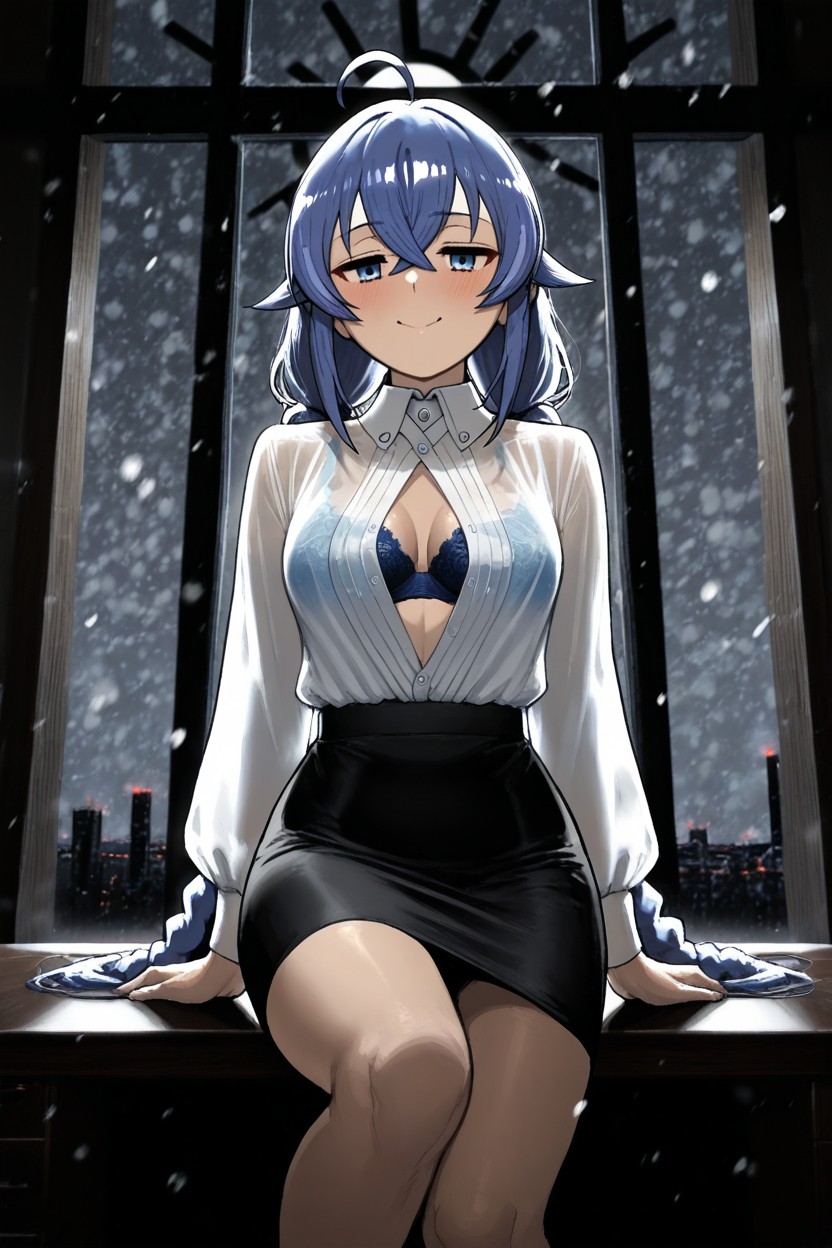 Sos Adult Art Style, Roxy Midgurdia From Mushoku Tensei, Seductive Smile Hentai IA