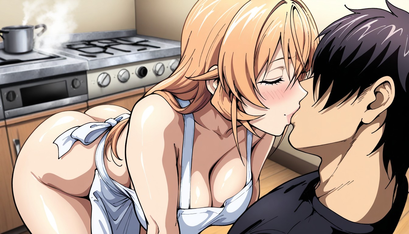 Nakiri Erina From Shokugeki No Soma, Nuked, Art Style Iwao Hentai AI Porn