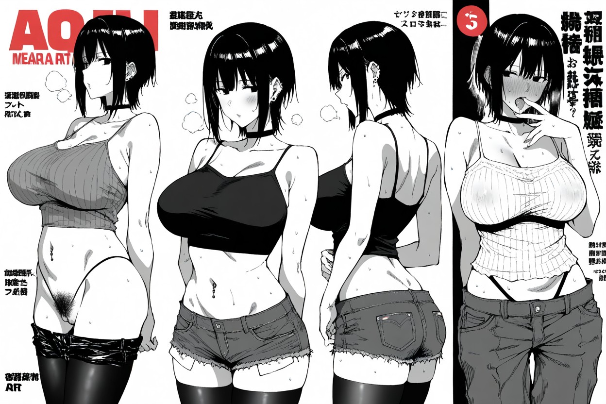 Out Of Frame, Shorthair, Sit Porno IA Hentai
