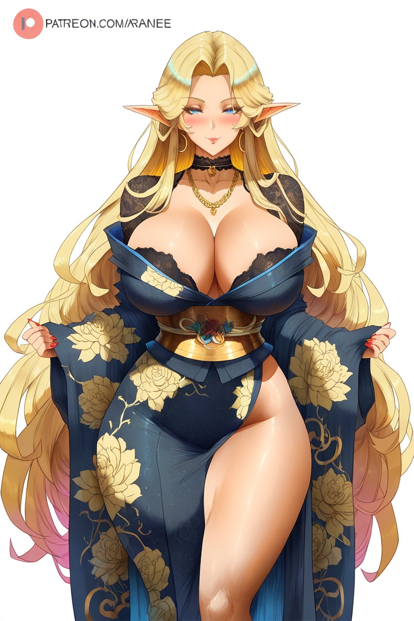 Intricate Gold Bracelets, Naturally Heavy Breasts, Naturally Heavy Breasts 헨타이 AI 포르노