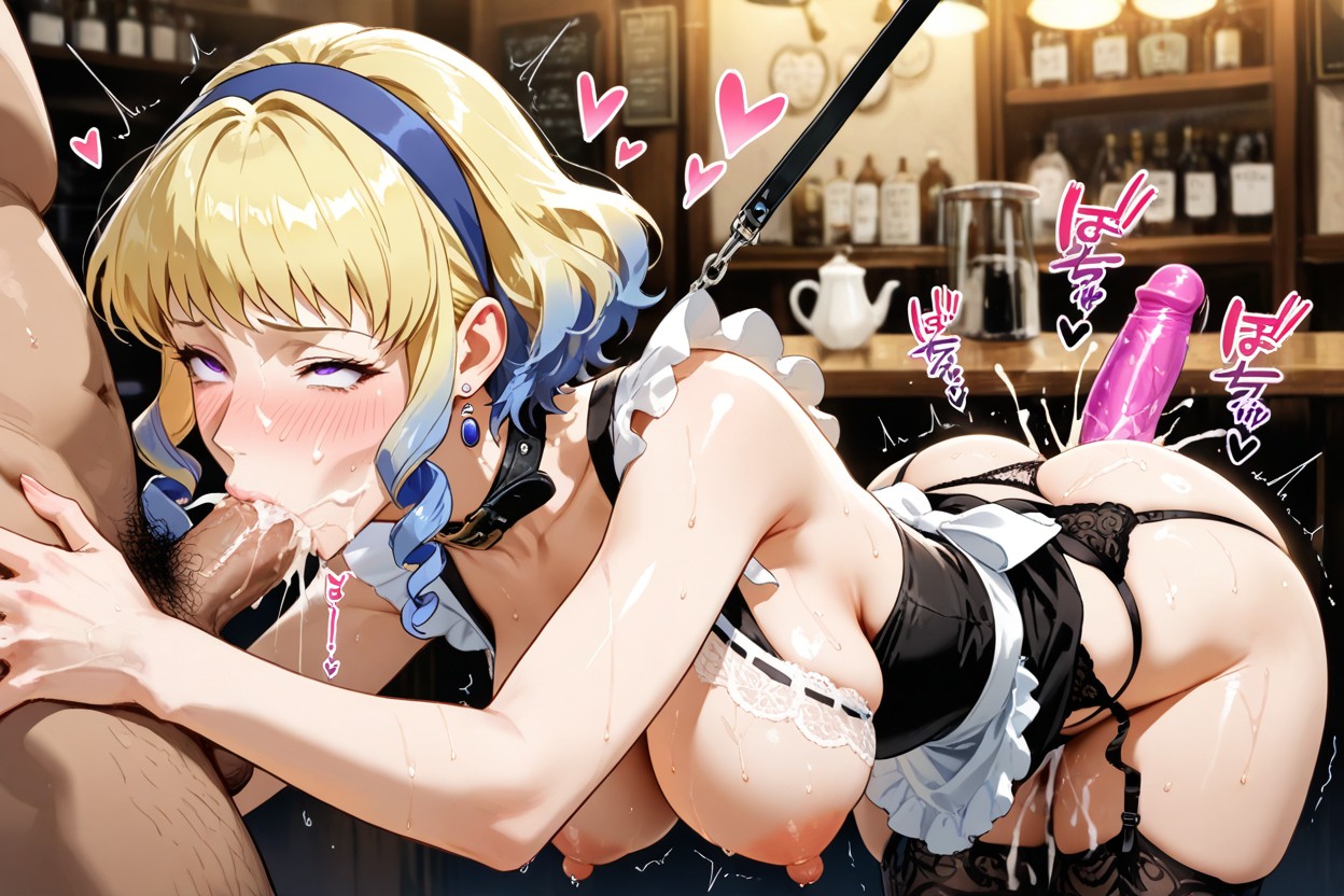 Wedgie, Ahegao, Crotchless Panties Porno IA Hentai