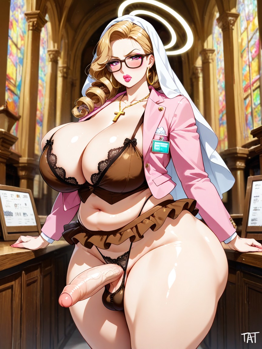 Virgin Mary, Bimbo, Bimbo Makeup Hentai AI Porn