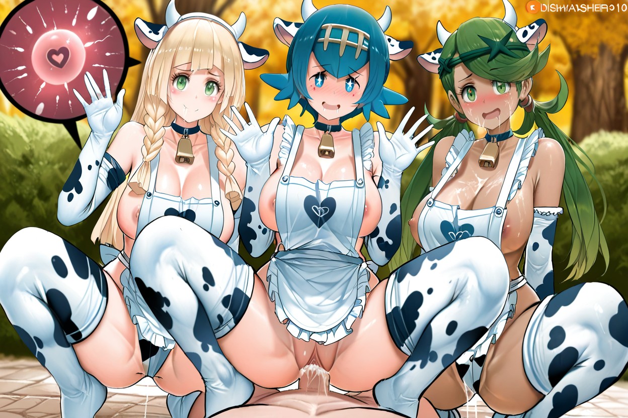 Star-shaped Pupils, Drooling, Clothed Sex Hentai IA