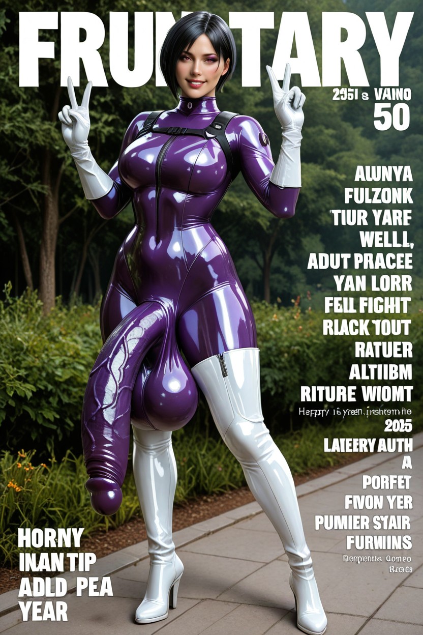 Latex Suit, Realistic Skin, Perfect Face Hentai AI Porn