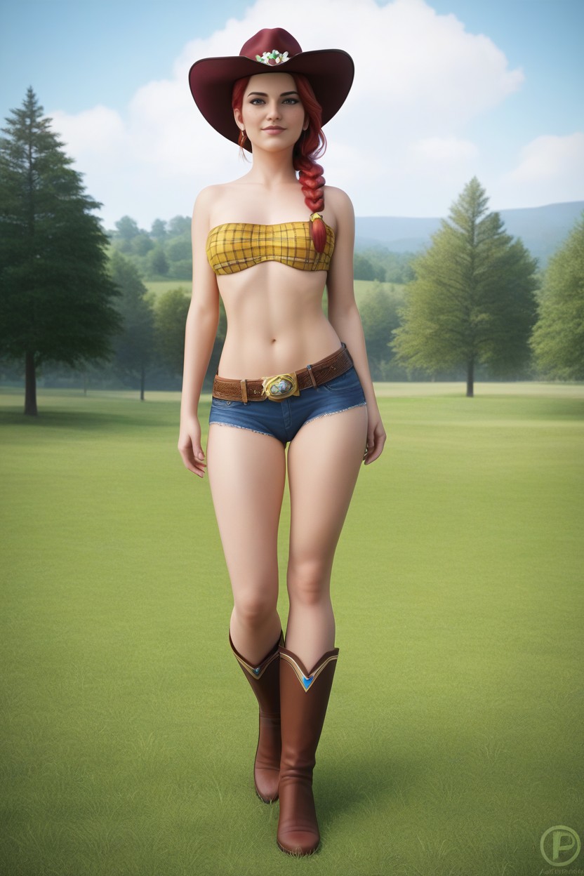 Brown Cowboy Boots, Photorealistic, 20+ Hentai AI Porn
