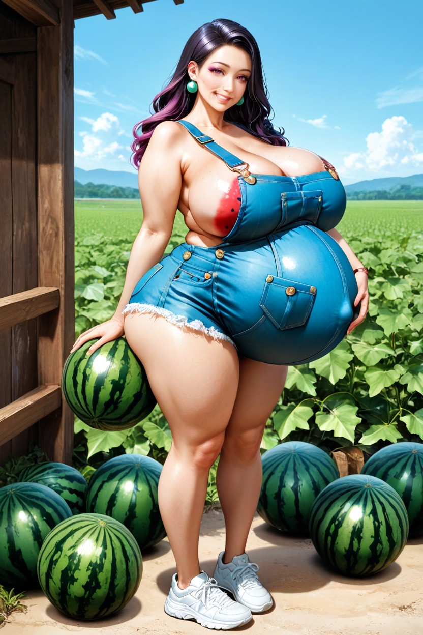 Lumineon Wings, Huge Perfect Round Tits, Watermelons Growing In The Beds Hentai IA