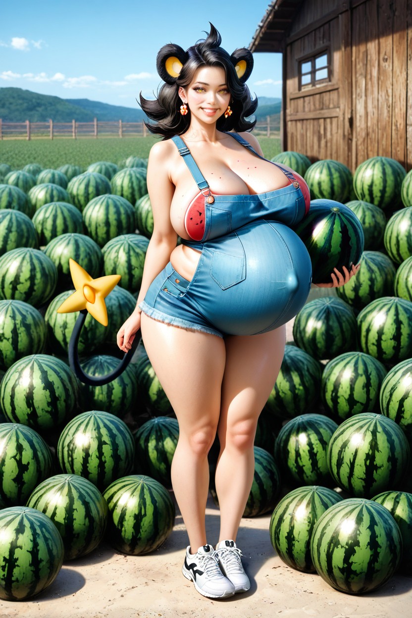 Huge Pregnant Belly, Hdr, Breasts Pushup Hentai AI Porn