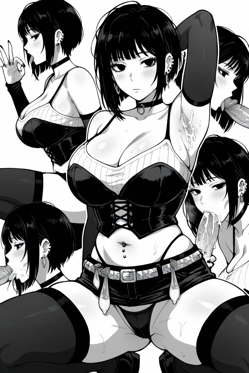 Terasu Mc Artstyle, Heavy Breathing, Tongue Out Hentai AI Porn